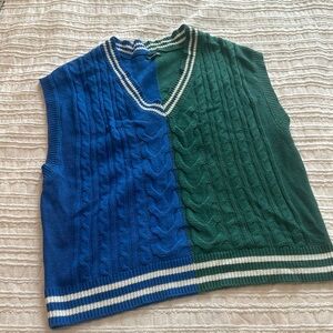 Wild Fable Oversized Sweater Vest Pullover sz M